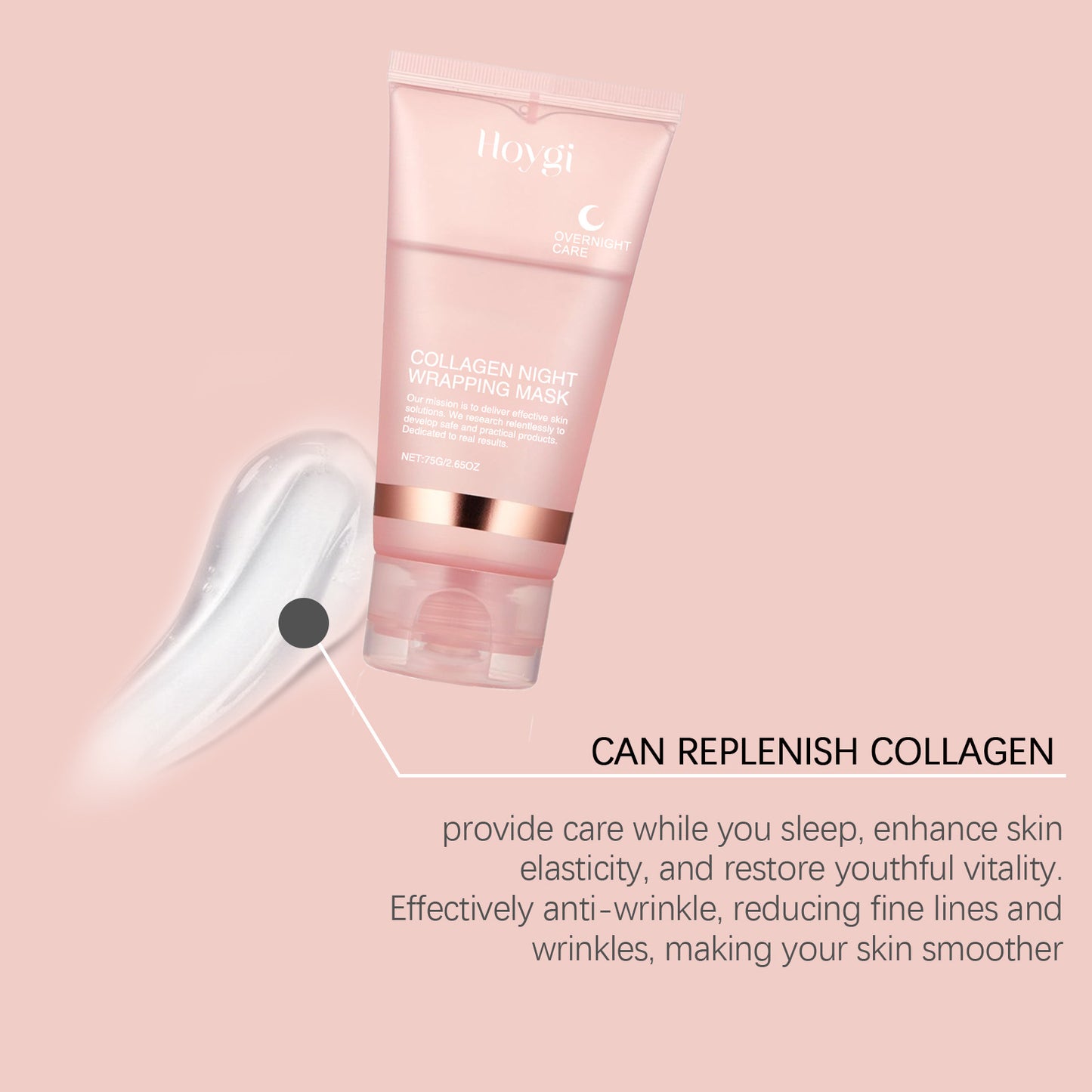 LUMIRELAX Collagen Overnight Mask - Korean Night Wrapping Treatment