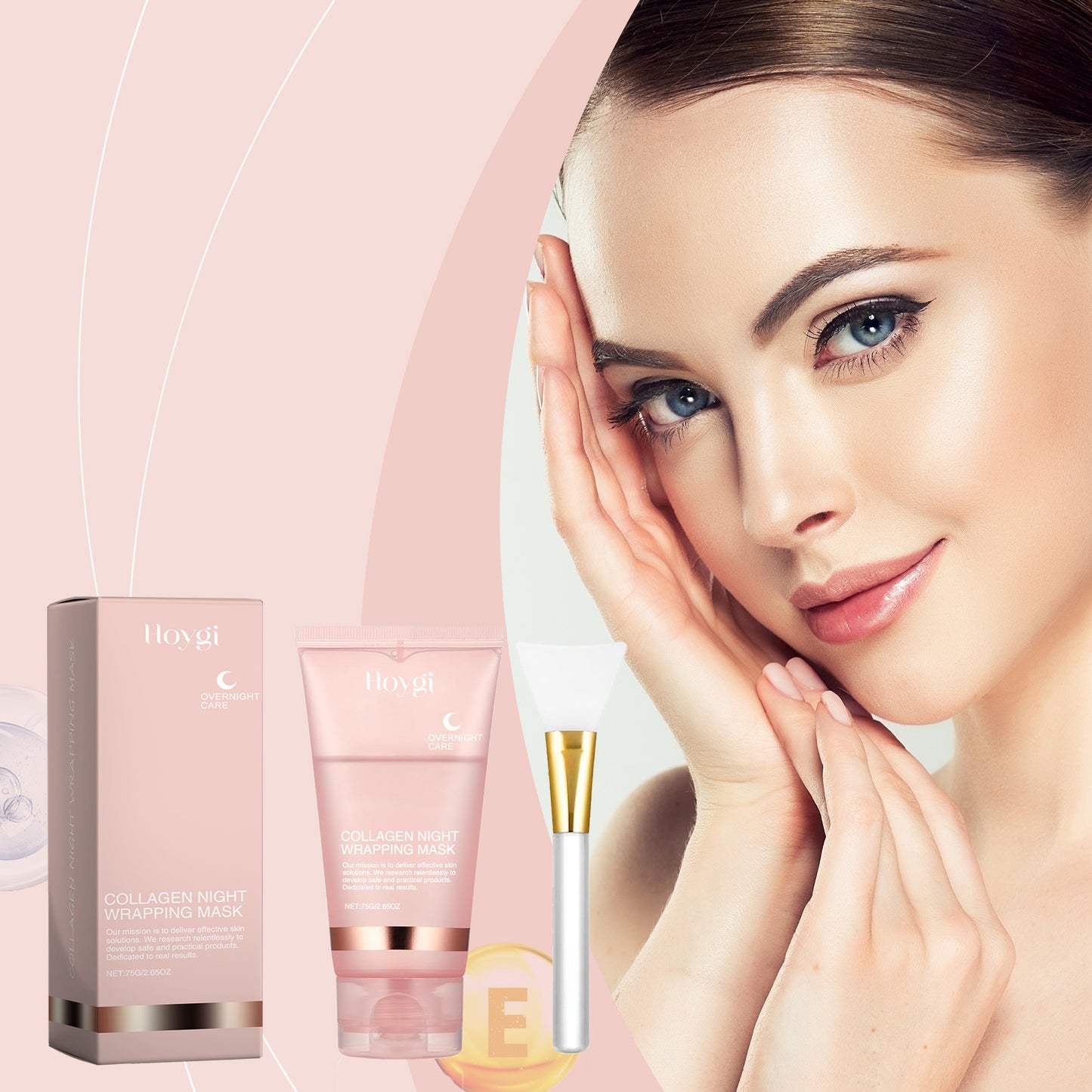 LUMIRELAX Collagen Overnight Mask - Korean Night Wrapping Treatment