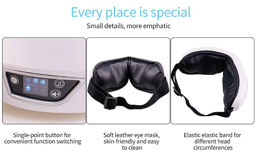 Lumirelax Smart Portable Vibration Eye Massager