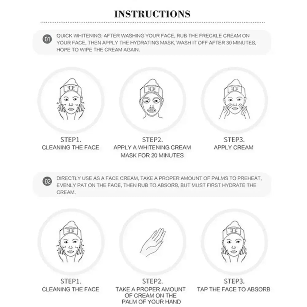 LUMIRELAX Whitening Cream - Freckle & Dark Spot Remover