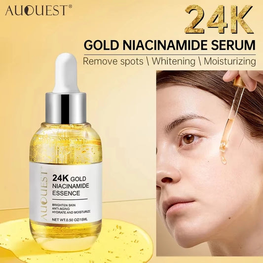 LUMIRELAX 24K Gold Niacinamide Serum - Luxury Anti-Aging Treatment