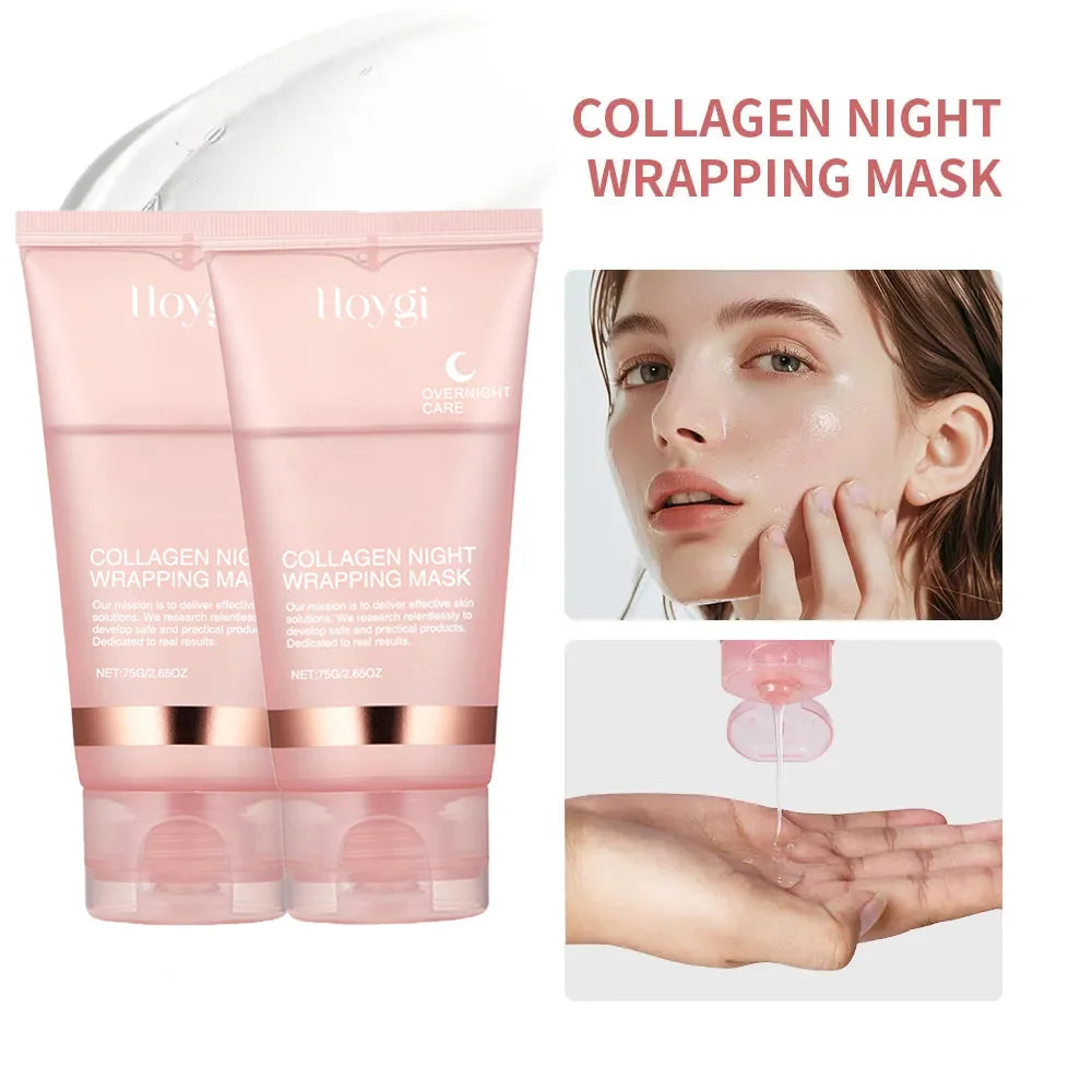 LUMIRELAX Collagen Overnight Mask - Korean Night Wrapping Treatment