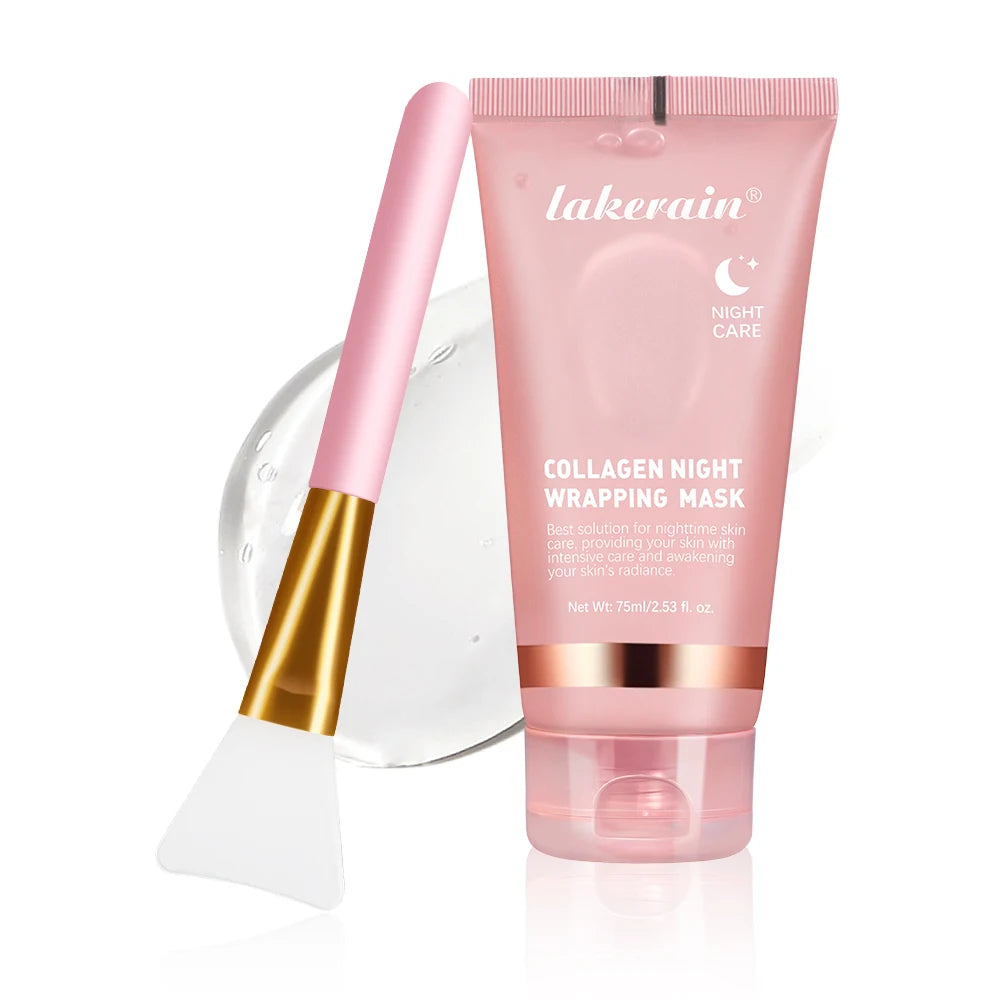 LUMIRELAX Collagen Night Wrapping Mask - Restorative Peel-Off Treatment