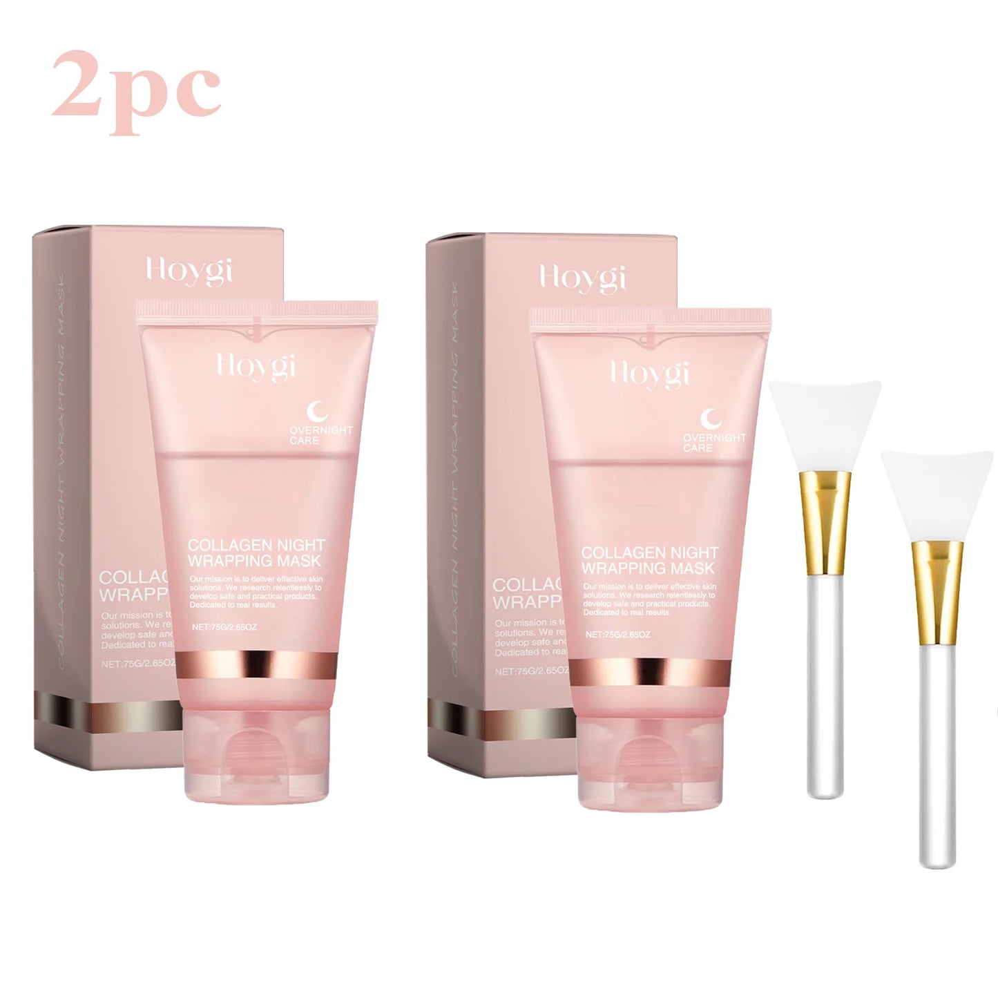 LUMIRELAX Collagen Overnight Mask - Korean Night Wrapping Treatment